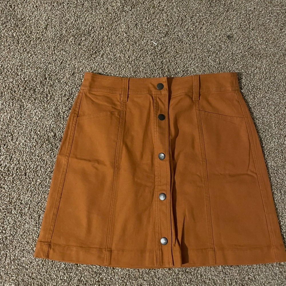Madewell size 6 front button skirt